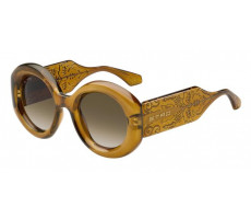 ETRO ET 0016/G/S GETVHA Amber Gold/Brown Shaded